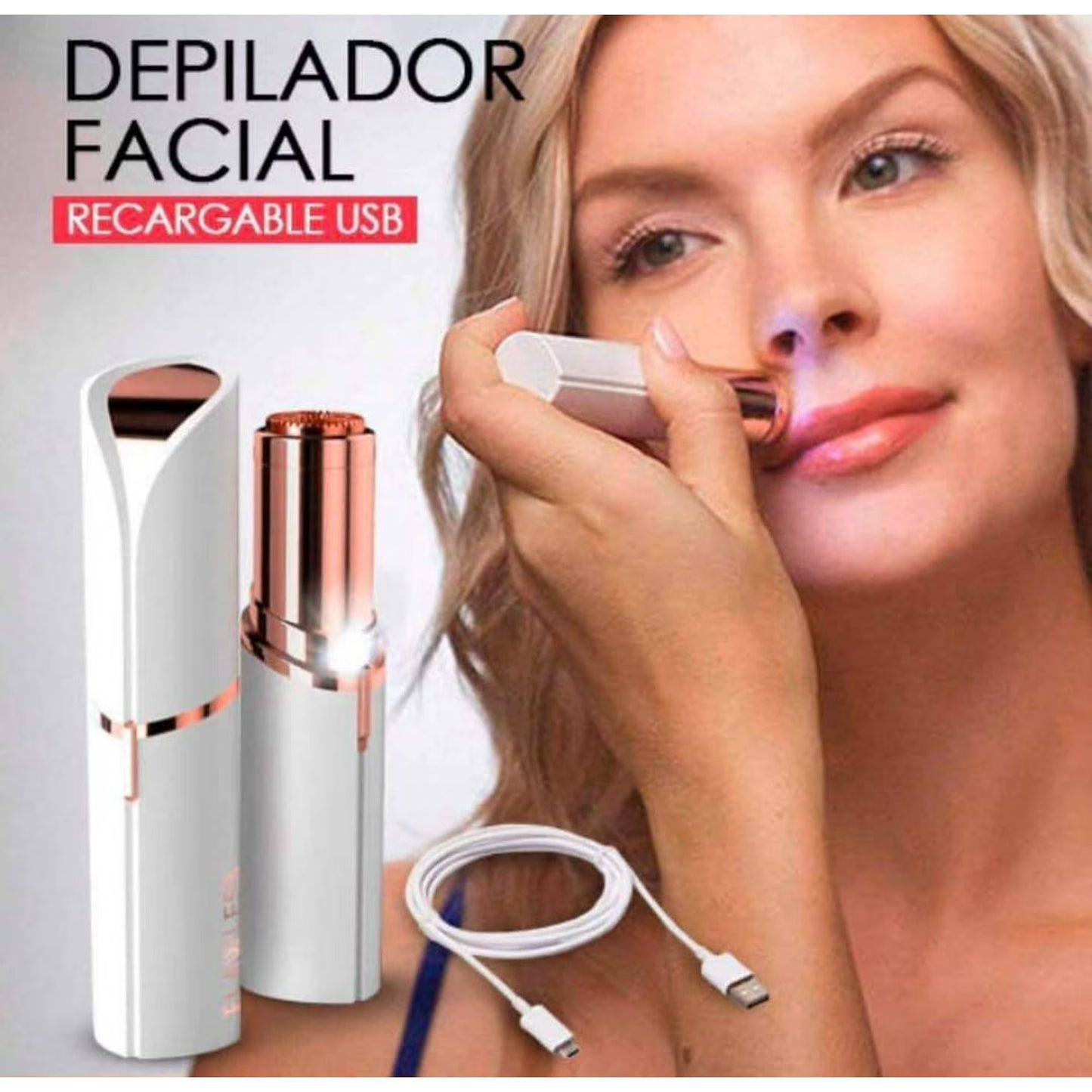 Depilador de Vello Facial™